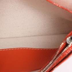 Pre Owned Goyard Orange Goyardine Coated Canvas Plumet Crossbody Bag