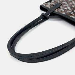 Pre Owned Goyard Mini Anjou Black Canvas Bag