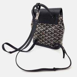 Pre Owned Goyard Black Coated canvas Goyard Alpine Backpack Mini