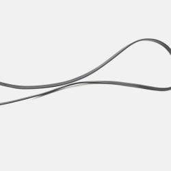 Pre Owned Goyard Plume Pouch Wallet Shoulder Bag Coated Canvas Leather Black Multicolor