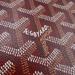 Pre Owned GOYARD PAPILON red jewllery truck with mirror