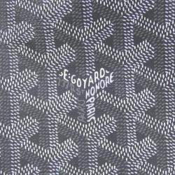 Pre Owned Goyard Saint Louis GM Black Coated Canvas Tote Bag
