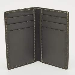 Pre Owned Goyard Grey Goyardine Coated Canvas Saint Pierre Card Holder