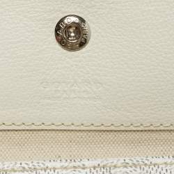 Pre Owned Goyard White Goyardine Coated Canvas and Leather Saint Louis PM Tote