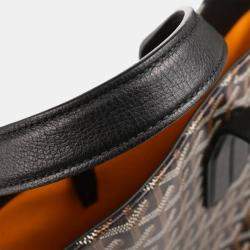 Pre Owned Goyard Black Sac Voltaire 2way Tote Handbag