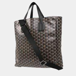 Pre Owned Goyard Black Sac Voltaire 2way Tote Handbag