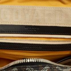 Pre Owned Goyard Black Goyardine Coated Canvas St. Jeanne MM Bowler Bag