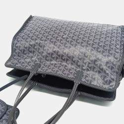 Pre Owned Goyard Hardy PM Coated Canvas Bag 