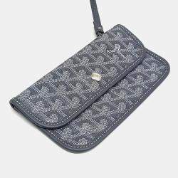 Pre Owned Goyard Hardy PM Coated Canvas Bag 