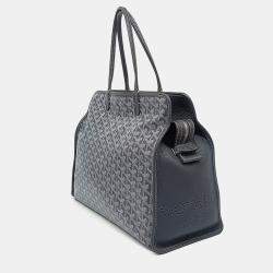 Pre Owned Goyard Hardy PM Coated Canvas Bag 