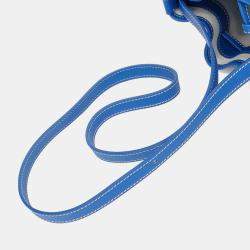 Pre Owned Goyard Blue Coated Canvas Petit Flor