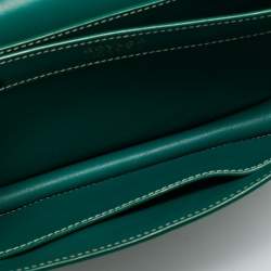 Pre Owned Goyard Green Goyardine Coated Canvas and Leather 223 Bag
