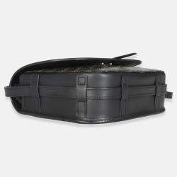 Pre Owned Goyard Black Goyardine Canvas Belvedere PM
