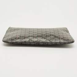 Pre Owned Goyard Black Goyardine Coated Canvas MM Senat Pouch