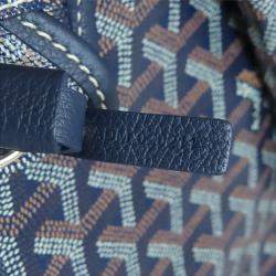 Pre Owned Goyard Saint Louis Pm Tote Bag In Coated Canvas