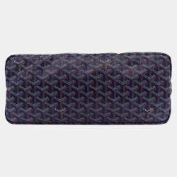 Pre Owned Goyard Saint Louis Pm Tote Bag In Coated Canvas