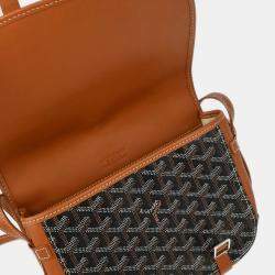 Pre Owned Goyard Brown Belvedere PM Shoulder Bag