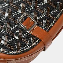 Pre Owned Goyard Brown Belvedere PM Shoulder Bag