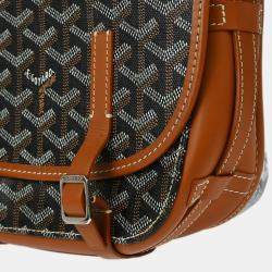 Pre Owned Goyard Brown Belvedere PM Shoulder Bag