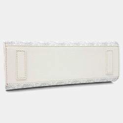 Pre Owned Goyard White Fabric Louette PM