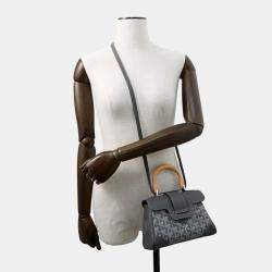 Pre Owned Goyard Saigon Mini Leather Handbag minty
