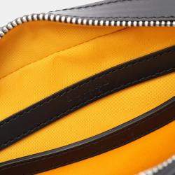 Pre Owned Goyard Cap Vert Pm Shoulder Bag Coated Canvas Leather Black Multicolor