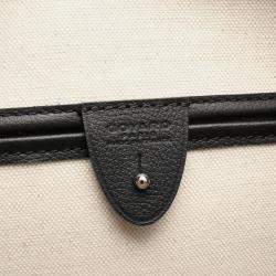 Pre Owned Goyard Artois Mm Tote Bag Coated Canvas And Leather Black Brown White