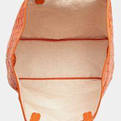 Pre Owned Goyard Saint Louis Pm Tote Bag Orange
