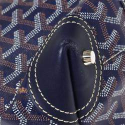 Pre Owned Goyard Navy Bowling 30 Handbag