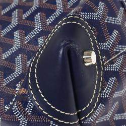 Pre Owned Goyard Navy Bowling 30 Handbag