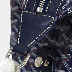 Pre Owned Goyard Navy Bowling 30 Handbag