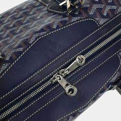 Pre Owned Goyard Navy Bowling 30 Handbag