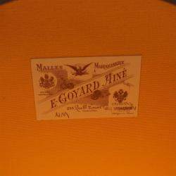 مملوكة مسبقًا Goyard Hat Box Alto Trunk Gray White Canvas Leather Shoulder Bag