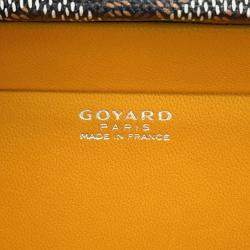 Pre Owned Goyard Shoulder Bag Minodiaire Trunk Leather Black