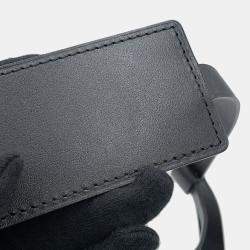 Pre Owned Goyard Shoulder Bag Minodiaire Trunk Leather Black