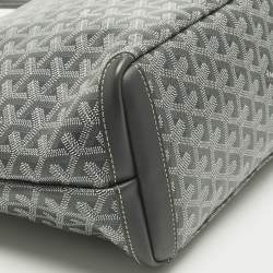 Pre Owned Goyard Grey Goyardine Coated Canvas and Leather Artois PM Tote