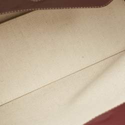 Pre Owned Goyard Burgundy Goyardine Coated Canvas and Leather Rouette PM Bag