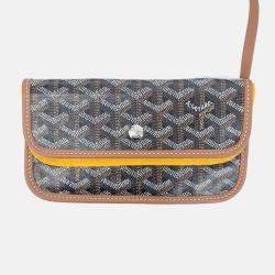 Pre Owned Goyard Brown Canvas Macage Saint Louis PM
