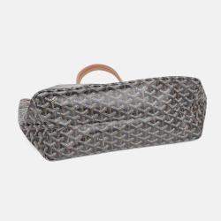 Pre Owned Goyard Brown Canvas Macage Saint Louis PM