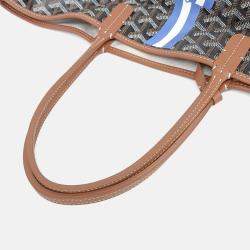 Pre Owned Goyard Brown Canvas Macage Saint Louis PM