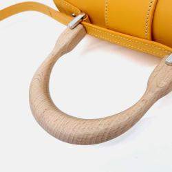 Pre Owned Goyard Yellow Canvas and Leather Saigon Mini