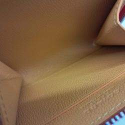 Pre Owned Goyard Orange Coated Canvas Matignon Card Holder