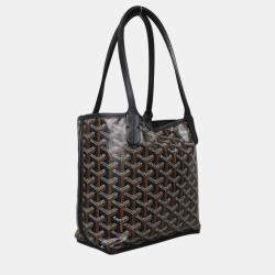 Pre Owned Goyardine Reversible Mini Anjou Tote Bag
