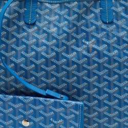 Pre Owned حقيبة يد توتس جويارد سانت لويس PM جلد و كانفاس مقوى جوياردين أزرق