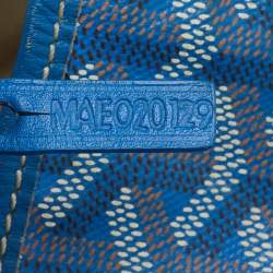 Pre Owned حقيبة يد توتس جويارد سانت لويس PM جلد و كانفاس مقوى جوياردين أزرق