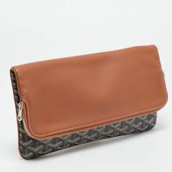 Pre Owned حقيبة كلتش جويار سانت ماري كانفاس مقوى جوياردين بني