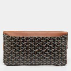 Pre Owned حقيبة كلتش جويار سانت ماري كانفاس مقوى جوياردين بني