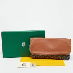 Pre Owned حقيبة كلتش جويار سانت ماري كانفاس مقوى جوياردين بني