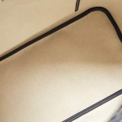 مملوكة مسبقًا حقيبة يد توتس جويارد ارتويس بحرية زرقاء وسطى كانفاس مقوى وجلد