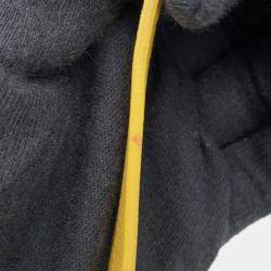 Pre Owned Goyard Minaudiere Shoulder Bag Trunk Yellow Leather